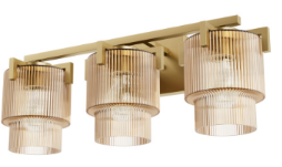 Ontario 3 Light Vanity Luxe Gold