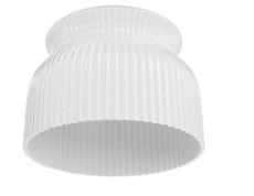 Harlow 1 Light Flush Mount Luxe Gold