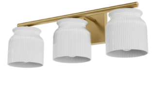 Harlowe 3 Light Vanity Luxe Gold