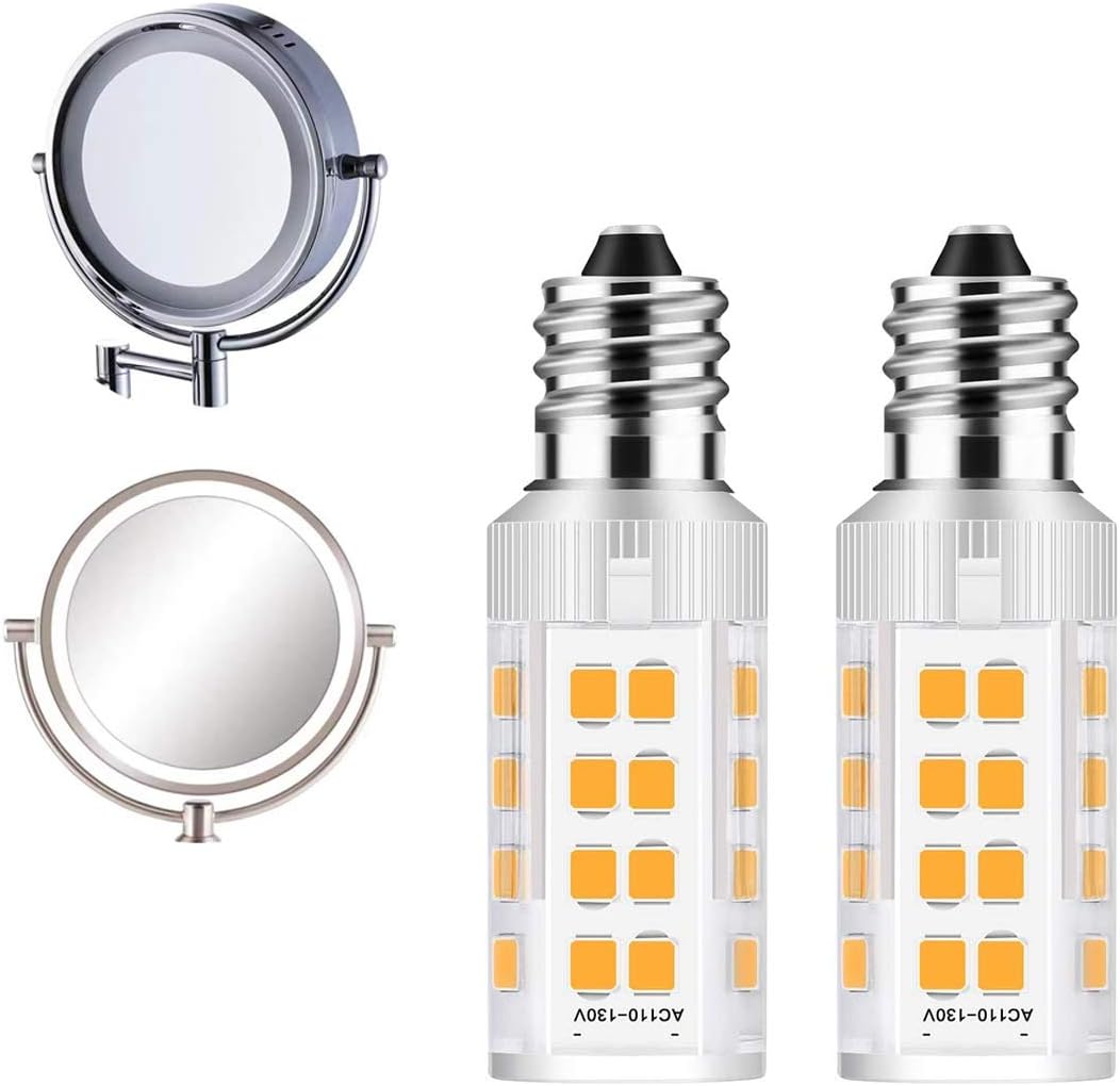 2Pack LED Makeup Mirror Bulb 3000K