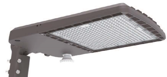 LED Area Light  Wattage & Color Selectable 120-277V/347V Type III Lens
