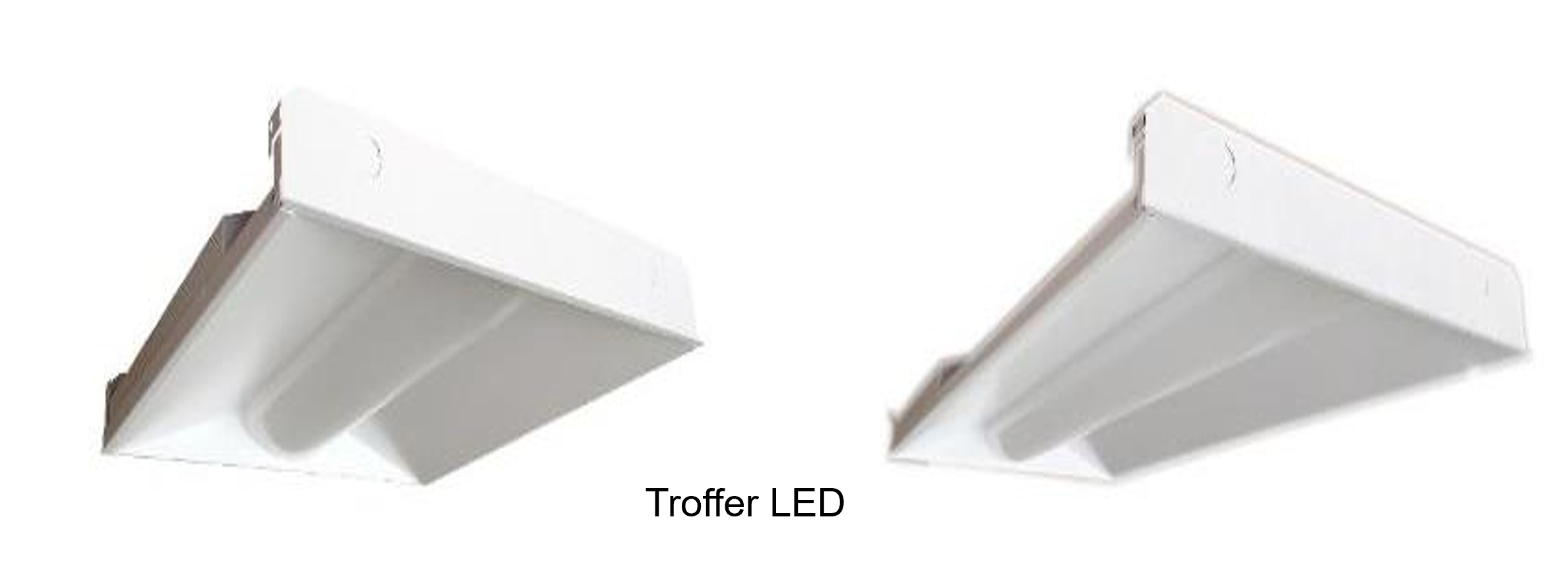 Troffer LED Network Lighting Control Ready Fixture - 2x2, 2x4 - Wattage & Color Selectable 3500K/4000K/5000K