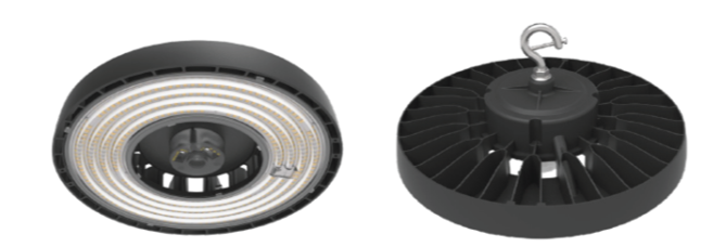 UFO LED Highbay Wattage and Color Selectable 3000/4000/5000K Cast Alloy 100-277VAC