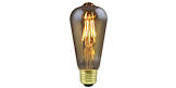 WET Location rated ST19 E26 4W
FILAMENT 120V Dimmable Amber