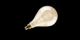 DECO LARGE SIZE A50 E26 4.5W Amber
WET Location rated 
120V Dimmable