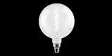 DECO LARGE SIZE G63 E26 4.5W Clear
WET Location rated 
120V Dimmable
