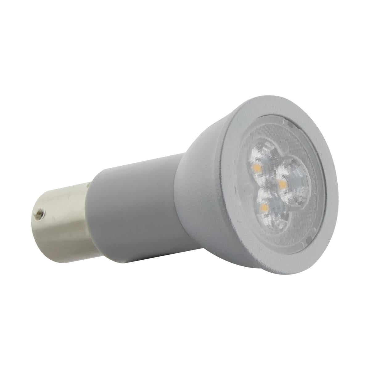 3W LED R12 Bayonet Single Contact Base