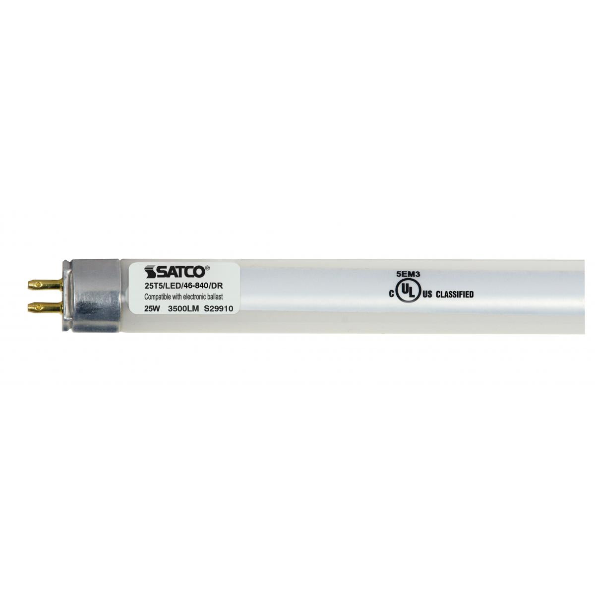 25W LED T5 Miniature Bi-Pin Base - Type A