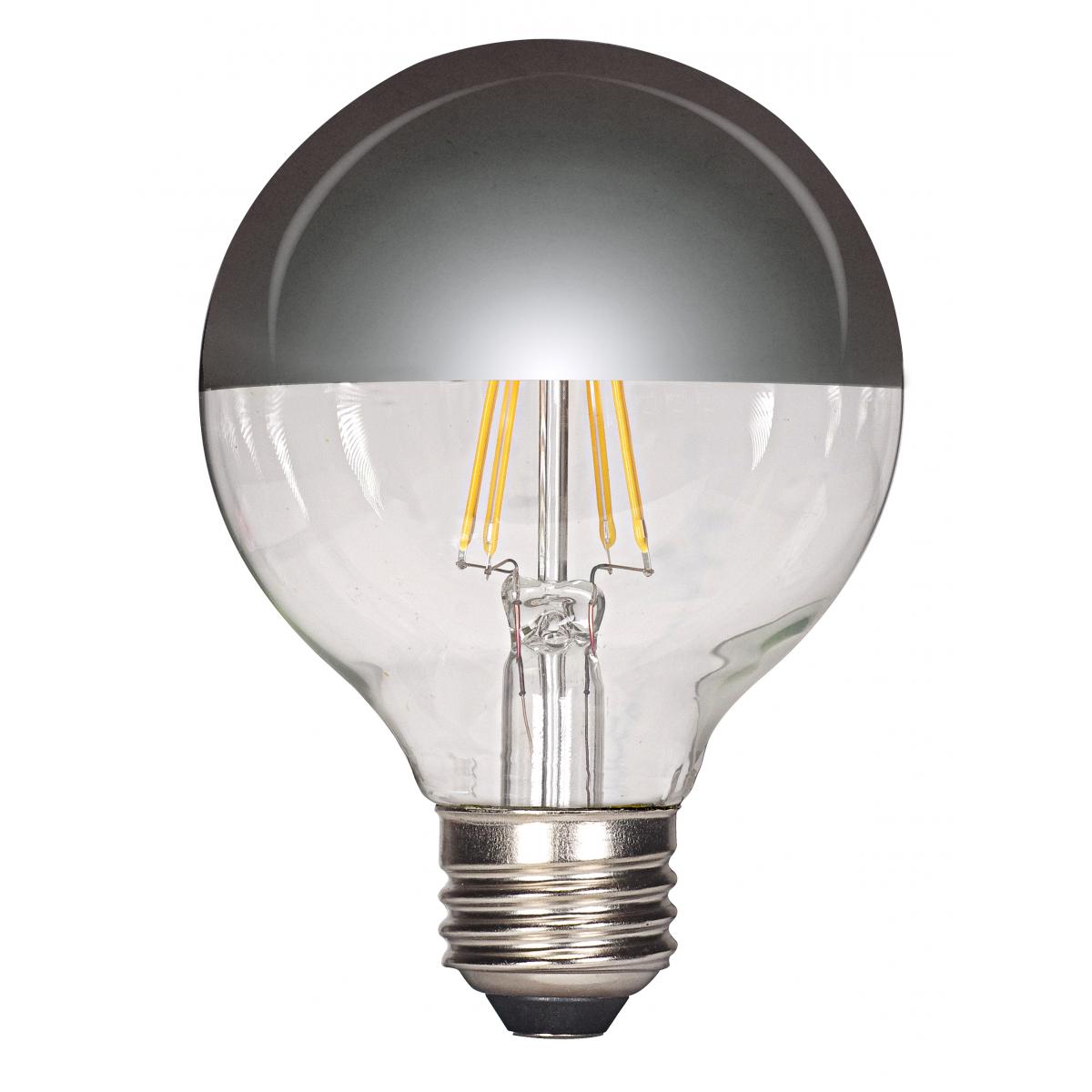 4.5W LED G25 Medium Base - Silver Crown