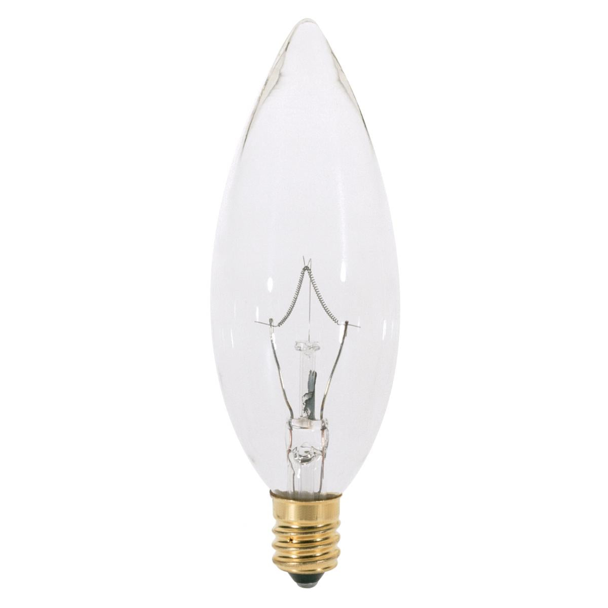 60 Watts Torpedo Candelabra Base